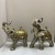 Creative Resin Chinese Thai Auspicious Lucky Lucky Elephant Couple Elephant Decoration Modern Soft Decoration Craft Gift