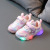 Children's Tennis Shoes Bright Sneakers 2021 Spring Breathable Light Shoes 1-6 Years Old Baby Girl Soft Bottom Toddler Pumps