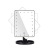 Makeup Mirror with 16 Led Fill Light Ten Times Magnification Dry Battery Suction Cup Folding Net Red Beauty Makeup Mirror