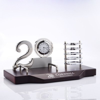 20 Th Anniversary Celebration Gift Anniversary Souvenir Metal Office Gift Decoration Th Anniversary Party Gift Decoration
