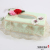 Multi-Color Optional Lace Tissue Box Fabric Creative Tissue Box Living Room Bathroom Plastic European Style Tissue Box