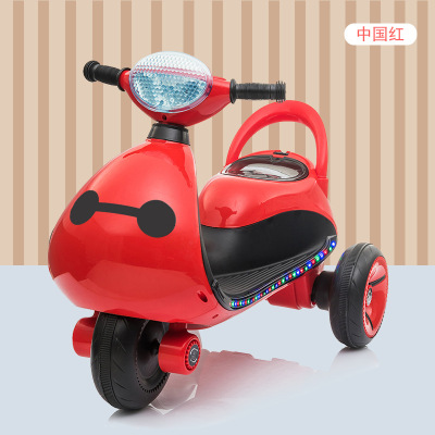 Children's Electric Car Motorcycle Electric Tricycle Toy Car Motorcycle Novelty Intelligent Toy Electric Car Baby Carriage