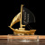 Customized Metal Crystal Trophy Gold-Plated Sailboat Decoration Business Enterprise Company Awards Souvenir
