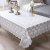 Golden of European Style Tablecloth Waterproof and Oil-Proof Disposable Anti-Scald PVC Plastic Tea Table Dining Table Cushion Rectangular Home Tablecloth