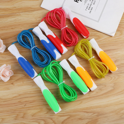 Factory Supply Weight Loss Practical Wear-Resistant Bearing Handle Steel Wire Jump Rope Flexible Rotating Shaft Anti-Winding Skipping Rope Wholesale