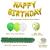 Happy Birthday Aluminum Coating Ball Dinosaur Party and Forest Birthday Party of Simulation Plants