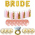 Amazon Bride Single Bridal Party Rose Gold Sequins Rubber Balloons Paper Fringe Set Decoration Supplies