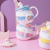 Buck Star New Unicorn Creative Porcelain Cup Cartoon Coffee Cup Simple Mug Factory Direct Sales