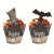 New Halloween Paper Cup Cake Bat Pumpkin Surrounding Border Inserts Party Decoration Supplies