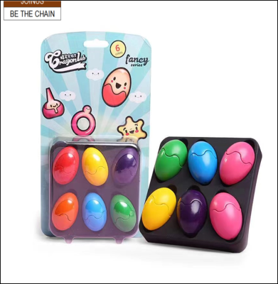 egg crayon 6PCS AF-3698-2