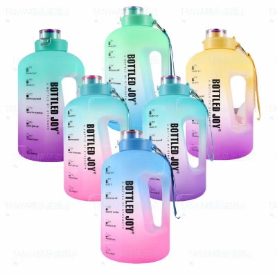 Large Capacity Sports Kettle Ton Barrels Portable Plastic Water Cup Customizable Logo