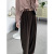 Taochuan Anti-Sky Long Leg Drape Not Easy to Wrinkle Wide Leg Suit Pants Female 2021 High Waist Casual Pants 5183 Private Clothes