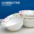 Dinbao Chinbull Heat-Resistant Tempered Glass White Jade Porcelain Bowl Set Tableware