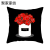 New Casual Red Cartoon Valentine's Day Pillow Cover Holiday Home Sofa Cushion Cushion Cover Wholesale Customization