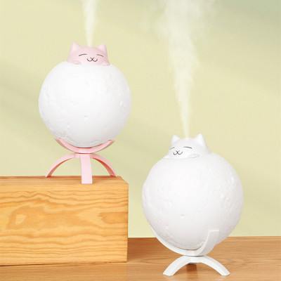 Cross-Border Cute Pet Star Cat Humidifier Home Large Capacity Air Humidifier Cute Cartoon Moon Light Humidifier