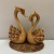 Resin Craft Heart-to-Heart Couple Swan Decoration Living Room Wine Cabinet TV Cabinet Decoration Craft Gift Decoration