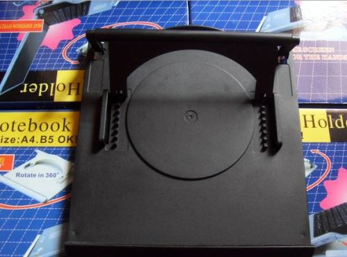 360 degrees rotatable multifunctional laptop notebook radiator black bracket