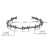 Hip Hop Style European and American Popular Fashion Retro Fashion Brand Titanium Steel Personality Male Street Punk Simple Rattan Bracelet