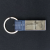 Large Accessories Alloy PU Leather Keychain Double Clip Combination Hanging Buckle Advertising Gifts Business Promotional Gifts Boutique