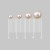 ABS Imitation Pearl Beige Pure White Clothing Accessories Machine Beaded Foam Plastic Non-Hole Pearl Accessories