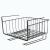 Kitchen Household Cabinets Iron Storage Rack Table Hanging Basket Door Back Wardrobe Storage Rack Cabinet Rack Organizing Rack