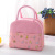 Lunch Box Insulation Bag with Rice Tote Bag Canvas Bento Waterproof and Oil-Proof Handbag Student Thick Aluminum Foil