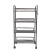 Factory Direct Supply Floor-Standing Kitchen Storage Rack with Wheels Small Push Storage Rack Living Room Multi-Functional Storage Rack