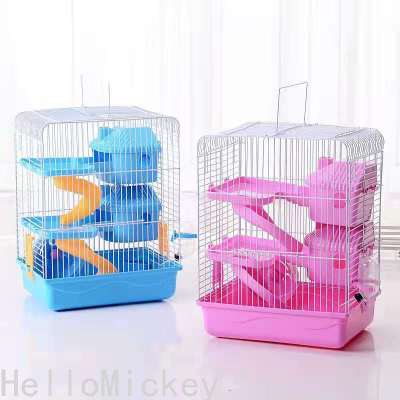 Pet Supplies Hamster Cage Mocha Three-Layer