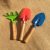 Children's Mini Garden Tools, Gardening Tools Children's Three-Piece Suit Shovel Rake Spade Garden Planting Flowers and Growing Flowers