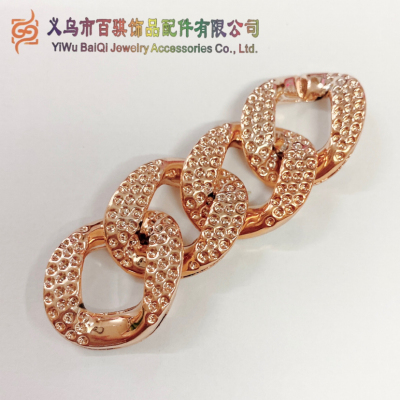 New DIY Plastic Chain Release Buckle Women's Decorative Buckle Versatile Decorative Accessories Peas Shoes Shoe Buckle Shoe Ornament Earrings