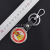 Snap Hook round Key Card Advertising Promotion Gift PU Leather Hanging Buckle Taiwan Mazu Tourist Souvenir Keychain