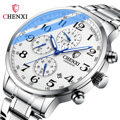 Chenxi Internet Hot Stainless Steel Multi-Function Sports Watch Waterproof Men's Watch Men's Watch Fashion Trend Watch