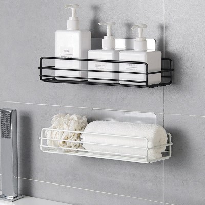 Bathroom Storage Rack Wall Hanging Toilet Toilet Punch-Free Storage Toilet Hanging Basket Household Washstand Iron Art