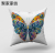 New Butterfly Printed Pillowcase Home Sofa Cushion Cushion Cover Wholesale Customization