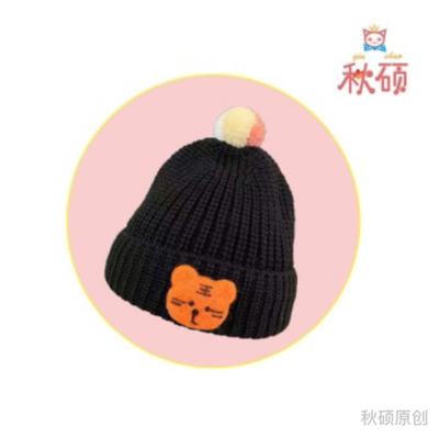 Autumn Shuo Knitted Ins Korean Children's Hat Autumn and Winter Baby Boys and Girls