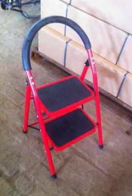 Minghua Furniture Household Ladder Red Ladder Multi-Function Ladder Three Four Five Six Step Ladder
