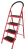 Minghua Furniture Household Ladder Red Ladder Multi-Function Ladder Three Four Five Six Step Ladder
