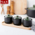 Creative Small Stew Pot Ceramic Seasoning Jar Salt Jar Kitchen Japanese Seasoning Jar Seasoning Bottle Pepper Jar Set Wholesale