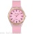 Foreign Trade Hot Sale Stylish round Transparent Digital Silicone Strap Women's Watch Simple Temperament Women's Watch