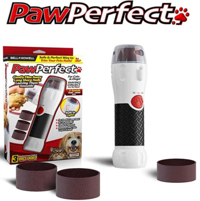 Paw Perfect Pet Electric Nail Grinder Led Dogs and Cats Manicure and Nail Grinder Nail Clippers