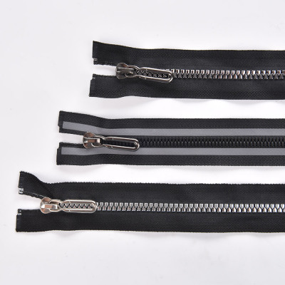 Factory Supply Resin Zipper No. 3 No. 5 Plastic Zipper Clothing Placket Zipper Color Specifications Can Be Customized