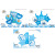 Baby Full-Year Birthday Decorative Balloon Crown Number Shaped Aluminum Foil Balloon Set Baby Boy and Baby Girl Balloon Combo Wholesale