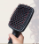 Amazon Hot Multifunctional Curly Hair Straight Comb Wet and Dry Extra Large Massage Cold Hot Air Comb Sh-8751