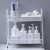 A Creative Detachable Desktop Double-Layer Storage Rack Kitchen Iron Sundries Storage Basket Fruit Snacks Home Storage