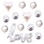 Cross-Border Hot Sale Rose Gold Set One-Piece Love Aluminum Film 18-Inch Love Balloon Valentine's Day Party Decoration Supplies