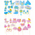 Boy Girl Baby Birthday Party Photo Props Boy Girl Baby Shower Decoration Wholesale