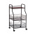 Multi-Functional Iron Storage Rack Home Movable Kitchen Floor Oven Microwave Oven Storage Rack Study Storage Rack