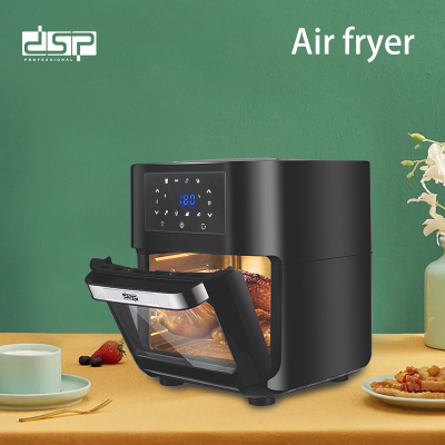 DSP DSP Automatic Multi-Function Electric Deep-Fried Pot Smoke-Free Electric Oven Household 12L Smart Touch Screen Air Fryer Deep-Fried Pot