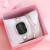 Cross-Border Platform Hot Sale Women's Diamond Oval Small and Simple Silver Mesh Strap Watch Bracelet Combination Set