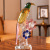 New Chinese Geometric Crystal Bird Hotel Sample Room Living Room TV Wine Cabinet Soft Decoration Parrot Crafts Ornaments